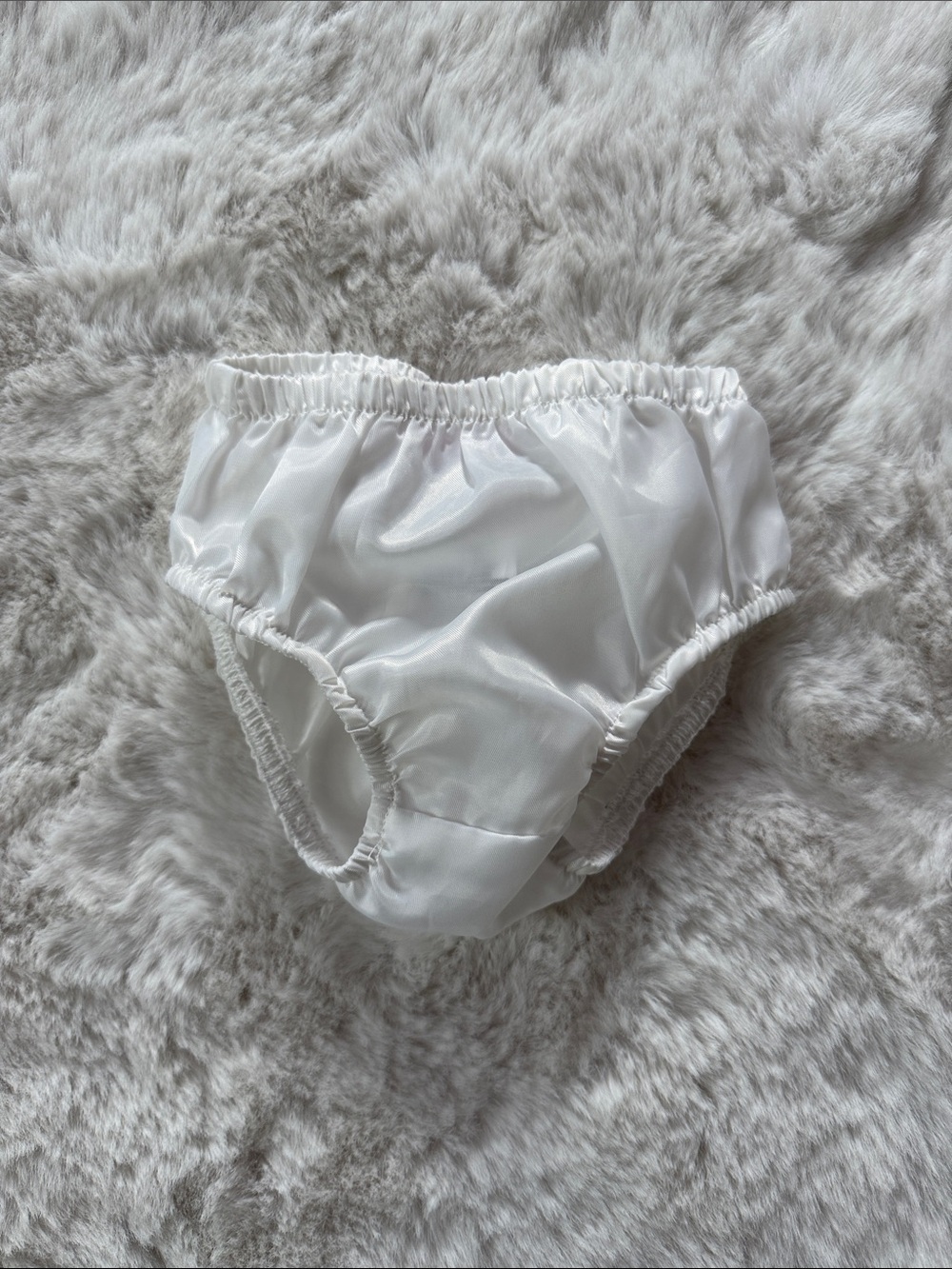 Kids White Waterproof Training Shorts with Elastic Waist